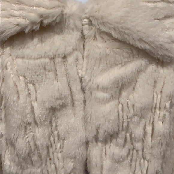 Peace of cake faux fur sequin jacket size 2/4 - Picture 3 of 8